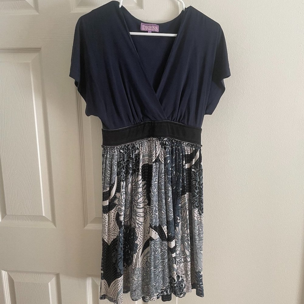 Vivienne Tam Vintage Knee Length Silk Dress Size S